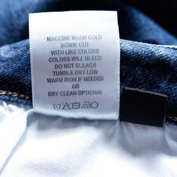 Flying Monkey High Rise Button Fly Distressed Jeans 28 Raw Hem Streetstyle - Picture 8 of 10